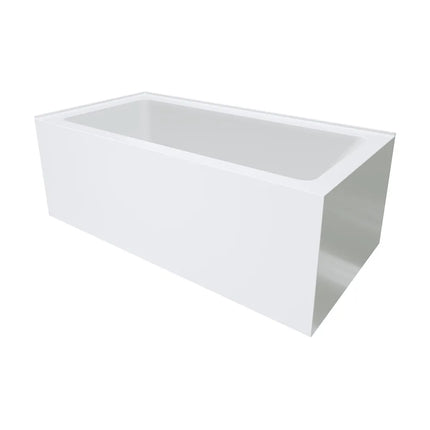 Fienza Sentor 1500 Acrylic Corner Bathtub, Gloss White