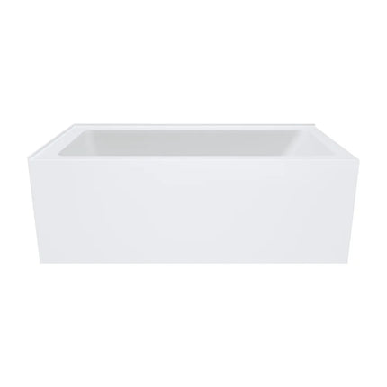 Fienza Sentor 1500 Acrylic Corner Bathtub, Gloss White