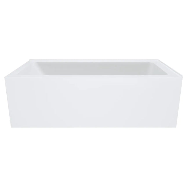 Fienza Sentor 1650 Acrylic Corner Bathtub, Gloss White ,