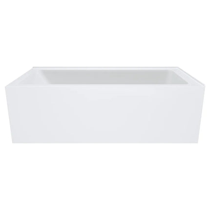 Fienza Sentor 1650 Acrylic Corner Bathtub, Gloss White ,
