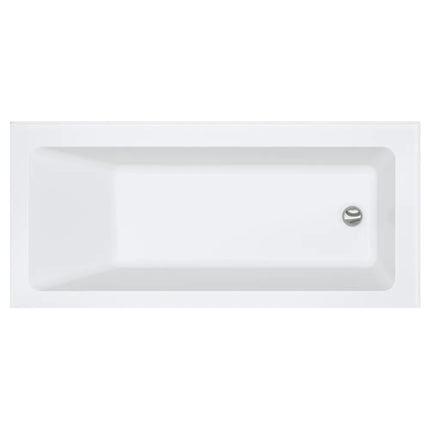 Fienza Sentor 1650 Acrylic Corner Bathtub, Gloss White ,