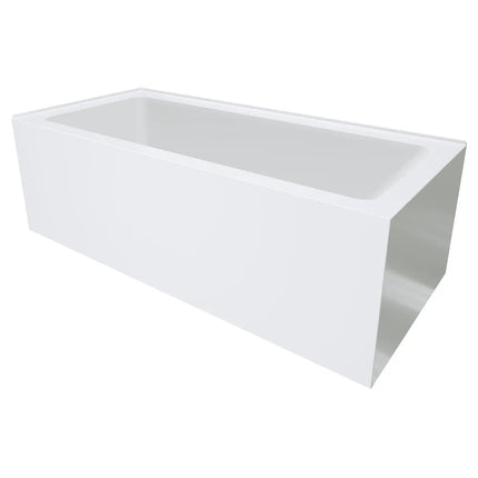 Fienza Sentor 1650 Acrylic Corner Bathtub, Gloss White , Right-Hand = Left Corner