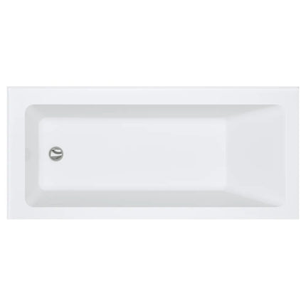 Fienza Sentor 1650 Acrylic Corner Bathtub, Gloss White ,