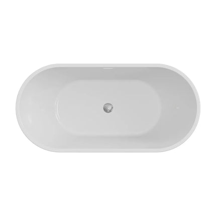 Fienza Koko Acrylic Freestanding Bath, Gloss White, 2 Sizes