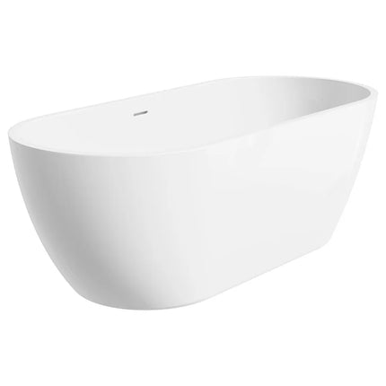 Fienza Koko Acrylic Freestanding Bath, Gloss White, 2 Sizes