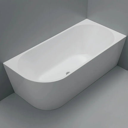 Fienza Isabella Acrylic Corner Bath, 1700mm, Matte White