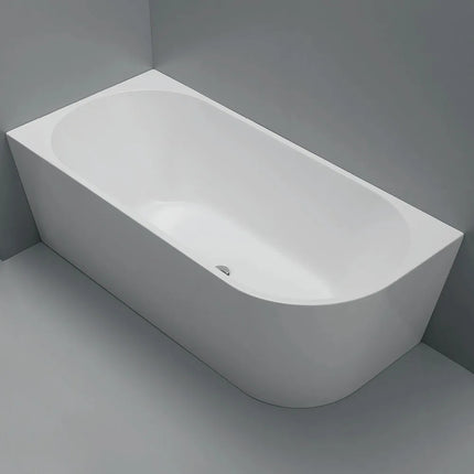 Fienza Isabella Acrylic Corner Bath, 1700mm, Matte White