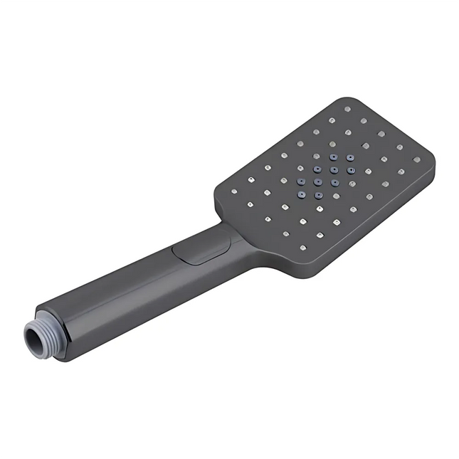 Add Square Gun Metal Grey Hand Shower Head , 3 functions