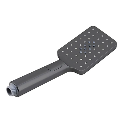 Add Square Gun Metal Grey Hand Shower Head , 3 functions