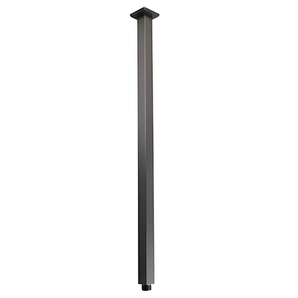 Square Ceiling Arm Shower Gun Metal Grey , 600mm