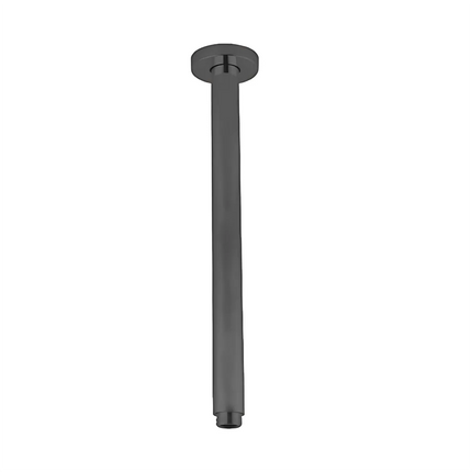 Round Ceiling Arm Shower 400mm Gun Metal Grey ,