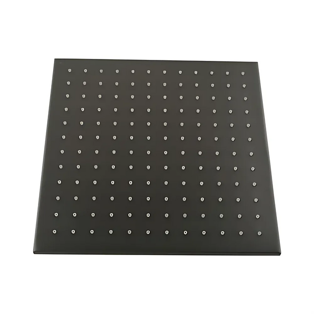 Add Square Shower Head 250mm Gun Metal Grey ,