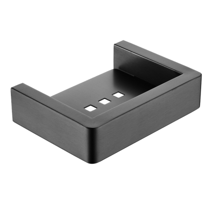 Tera Square Soap Dish Holder Gunmetal Grey ,