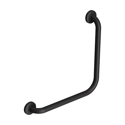 Fienza Care Ambulant 90° 450x450mm Stainless Steel Grab Rail Matte Black ,