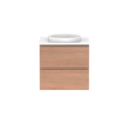 ADP Glacier Lite Full Depth All Drawer Twin Vanity with Benchtop 600-1800mm