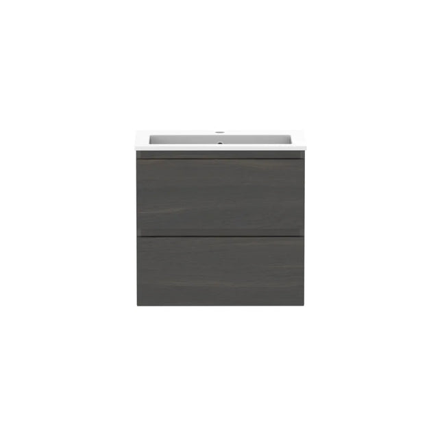 ADP Glacier Lite Ensuite All Drawer Twin Vanity with Cast Marble Top