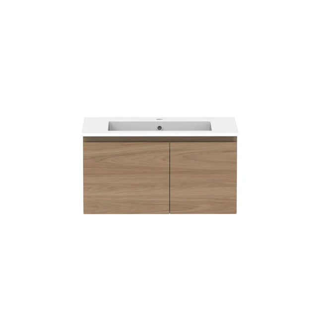 ADP Glacier Lite Full Depth Door and Drawer Slim Vanity with Cast Marble Top