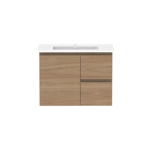 ADP Glacier Lite Full Depth Door and Drawer Twin Vanity with Ceramic Top 750-1500mm