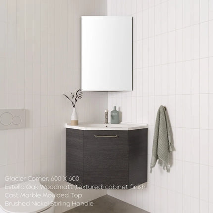 ADP Glacier Lite Corner Wall Hung Vanity