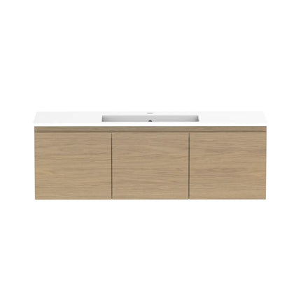ADP Glacier Lite Ensuite Door and Drawer Slim Vanity with Cast Marble Top 750-1200mm