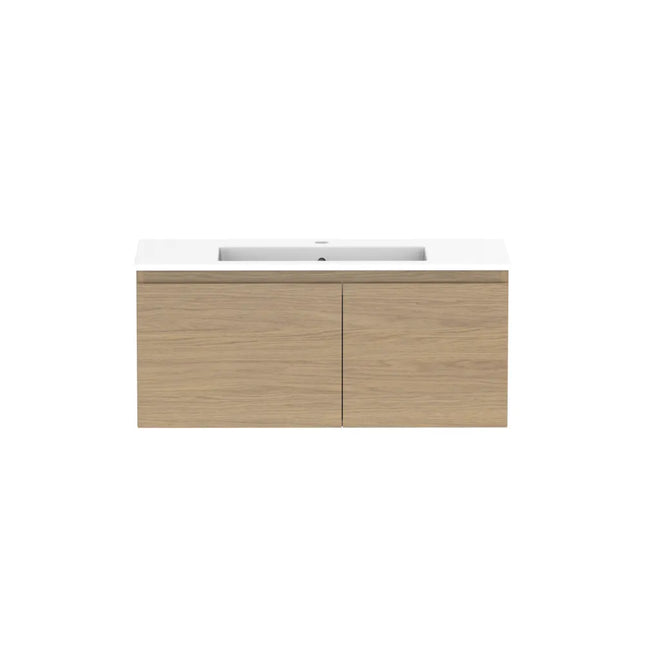 ADP Glacier Lite Ensuite Door and Drawer Slim Vanity with Cast Marble Top