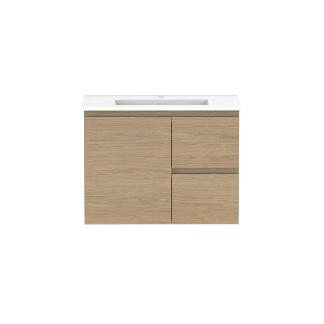 ADP Glacier Lite Ensuite Door and Drawer Twin Vanity with Ceramic Top 750-900mm