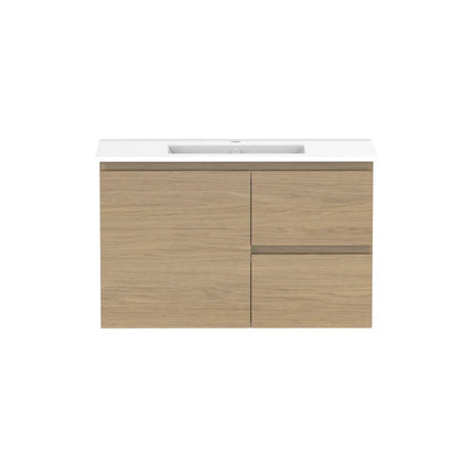 ADP Glacier Lite Ensuite Door and Drawer Twin Vanity with Ceramic Top 750-900mm