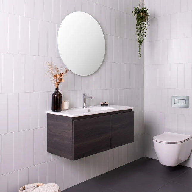 ADP Glacier Lite Ensuite Door and Drawer Slim Vanity with Ceramic Top 750-900mm