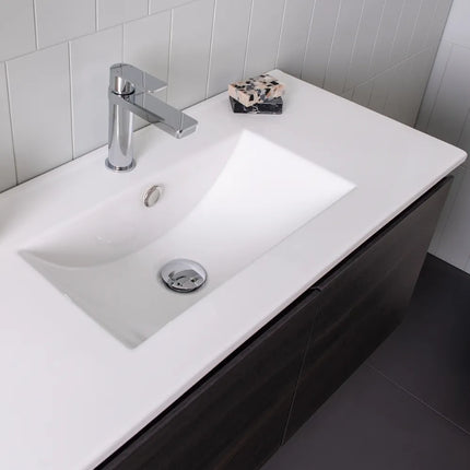 ADP Glacier Lite Ensuite Door and Drawer Slim Vanity with Ceramic Top 750-900mm