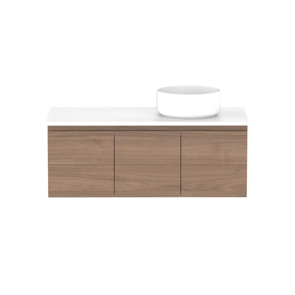 ADP Glacier Lite Full Depth All Door Slim Vanity with Benchtop 600-1800mm