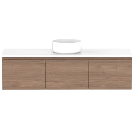 ADP Glacier Lite Full Depth All Door Slim Vanity with Benchtop 600-1800mm