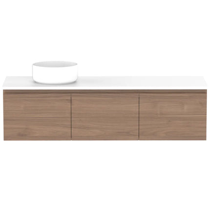 ADP Glacier Lite Full Depth All Door Slim Vanity with Benchtop 600-1800mm