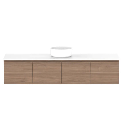 ADP Glacier Lite Full Depth All Door Slim Vanity with Benchtop 600-1800mm