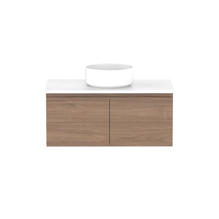 ADP Glacier Lite Full Depth All Door Slim Vanity with Benchtop 600-1800mm