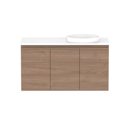 ADP Glacier Lite Full Depth All Door Twin Vanity with Benchtop 600-1800mm