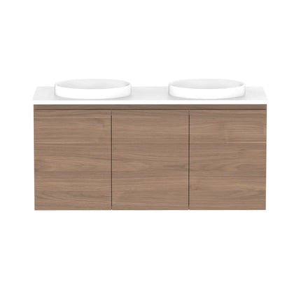 ADP Glacier Lite Full Depth All Door Twin Vanity with Benchtop 600-1800mm