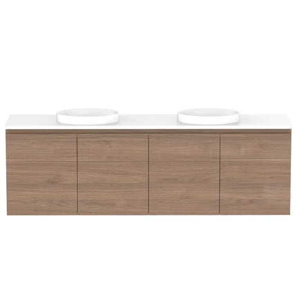 ADP Glacier Lite Full Depth All Door Twin Vanity with Benchtop 600-1800mm