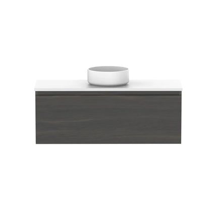 ADP Glacier Lite Ensuite All Drawer Slim Vanity with Benchtop 600-1800mm