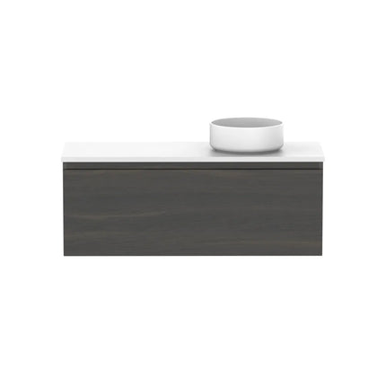 ADP Glacier Lite Ensuite All Drawer Slim Vanity with Benchtop 600-1800mm