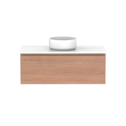 ADP Glacier Lite Full Depth All Drawer Slim Vanity with Benchtop 600-1800mm