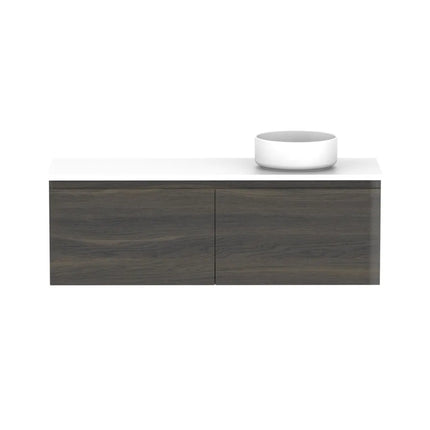 ADP Glacier Lite Ensuite All Drawer Slim Vanity with Benchtop 600-1800mm