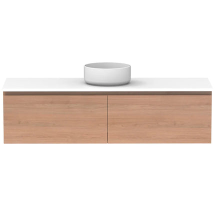 ADP Glacier Lite Full Depth All Drawer Slim Vanity with Benchtop 600-1800mm