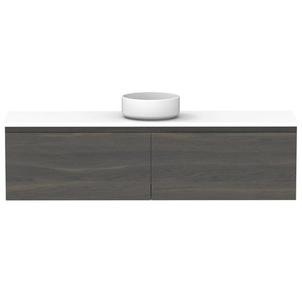 ADP Glacier Lite Ensuite All Drawer Slim Vanity with Benchtop