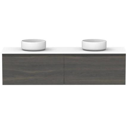 ADP Glacier Lite Ensuite All Drawer Slim Vanity with Benchtop 600-1800mm