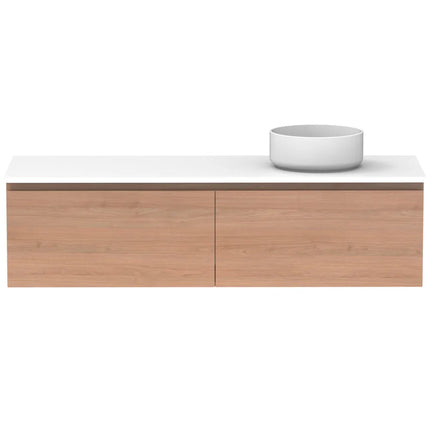 ADP Glacier Lite Full Depth All Drawer Slim Vanity with Benchtop 600-1800mm