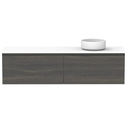 ADP Glacier Lite Ensuite All Drawer Slim Vanity with Benchtop