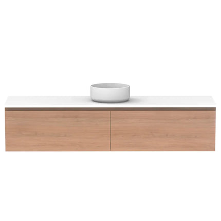 ADP Glacier Lite Full Depth All Drawer Slim Vanity with Benchtop 600-1800mm