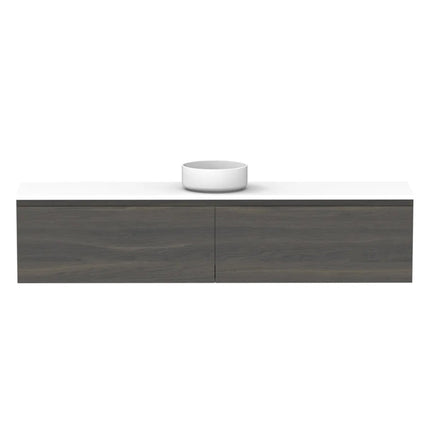 ADP Glacier Lite Ensuite All Drawer Slim Vanity with Benchtop