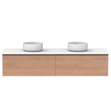 ADP Glacier Lite Full Depth All Drawer Slim Vanity with Benchtop 600-1800mm