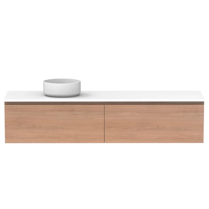 ADP Glacier Lite Full Depth All Drawer Slim Vanity with Benchtop 600-1800mm